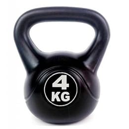 Pesas rusas kettlebell 4 kg revestida pvc